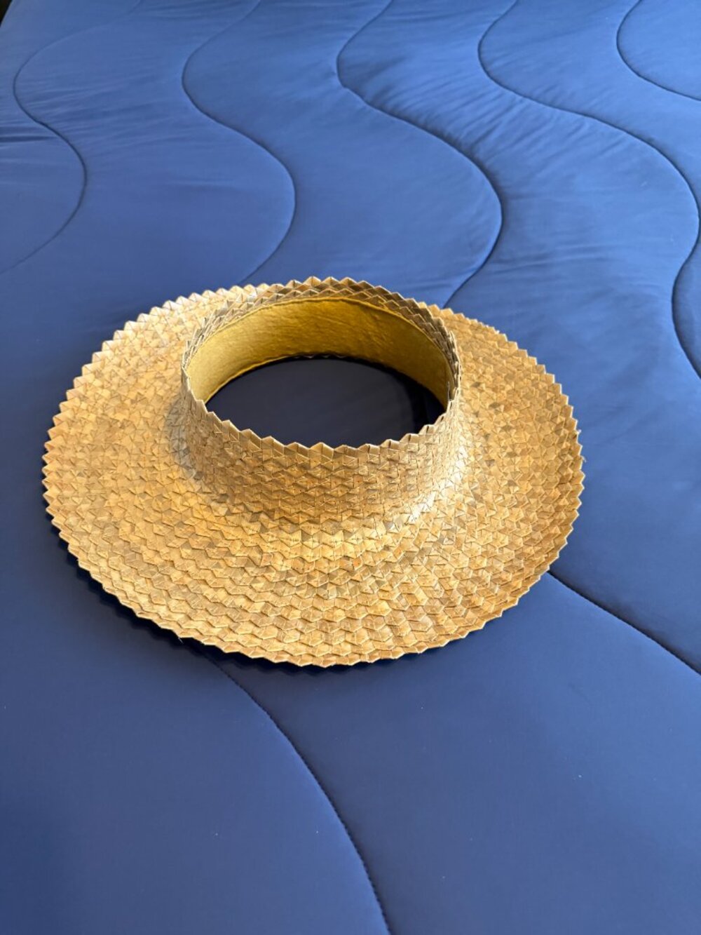 Womens Wehi's Hawaiian Woven Papale Hat OSFT